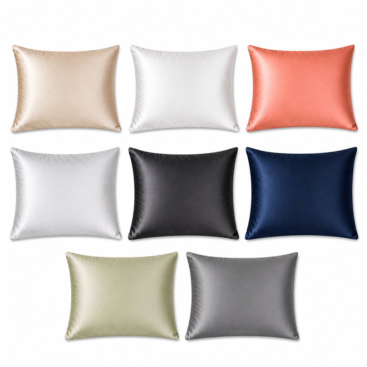 8 Lushera silk pillowcases 