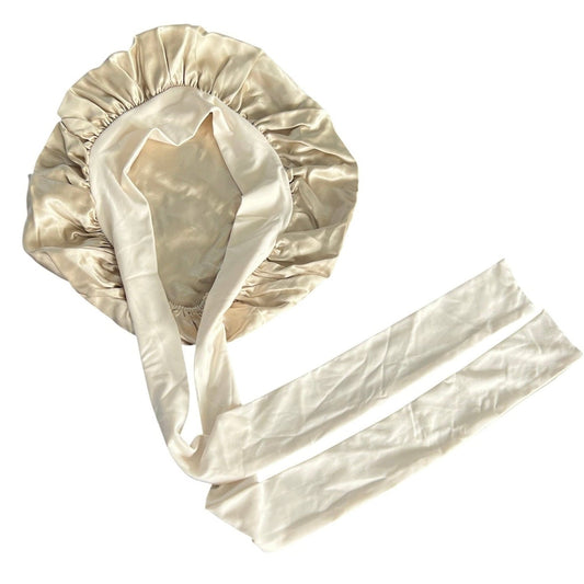 Champagne Silk Bonnet | Double Layer 22 Momme Mulberry Silk