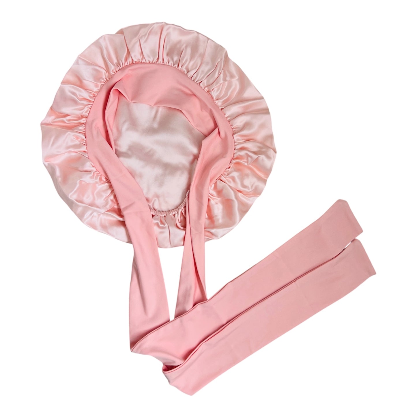 Pink Silk Bonnet | Double Layer 22 Momme Mulberry Silk