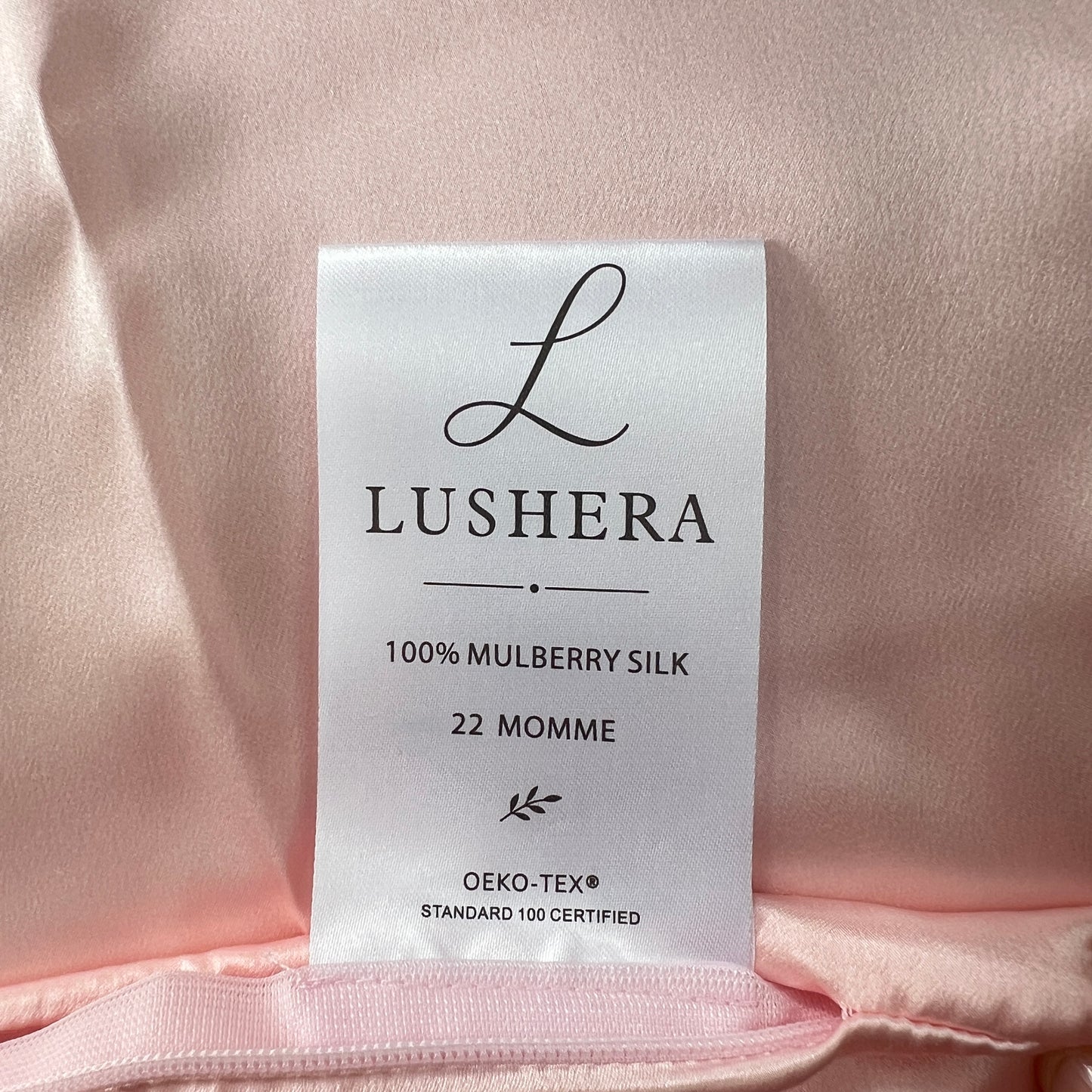 Blush Pink Silk Pillowcase | 22 Momme Mulberry Silk