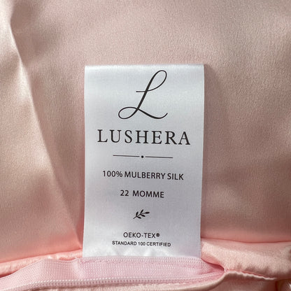 Blush Pink Silk Pillowcase | 22 Momme Mulberry Silk
