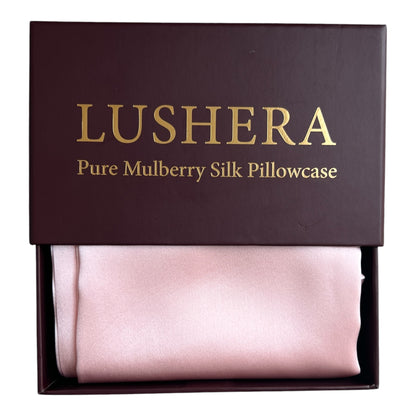 Blush Pink Silk Pillowcase | 22 Momme Mulberry Silk