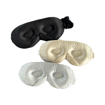 Mulberry Silk 3D Eye Mask - Champagne image 4